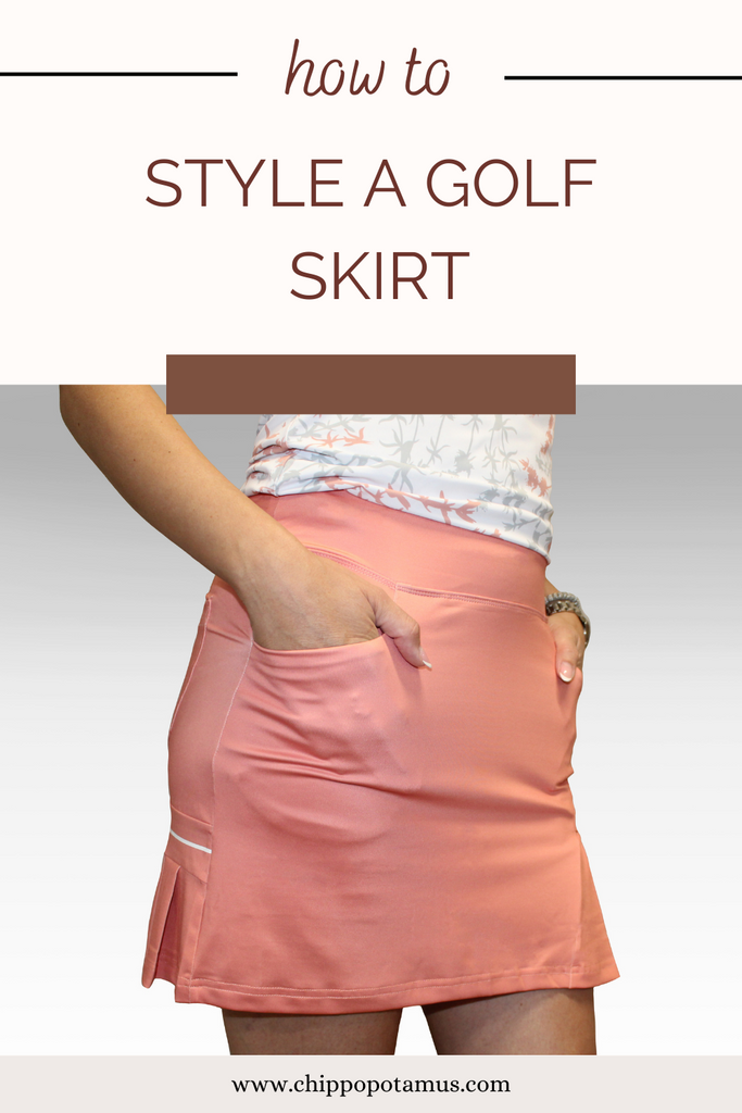 How to style women's golf skirt