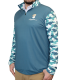 Green Camo Quarterzip