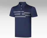 Blue and Gray Polo - No Logo