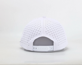 Crown Point White Rope Hat - Chippopotamus Red