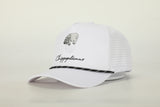 White rope hat