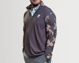 Brown Camo Quarterzip