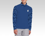 Blue Camo Quarterzip