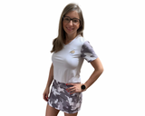 Camo women's polo